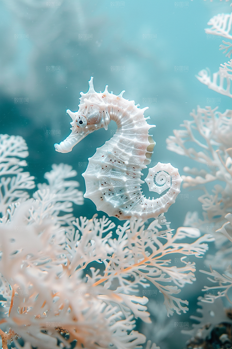 海马生态保护动物素材