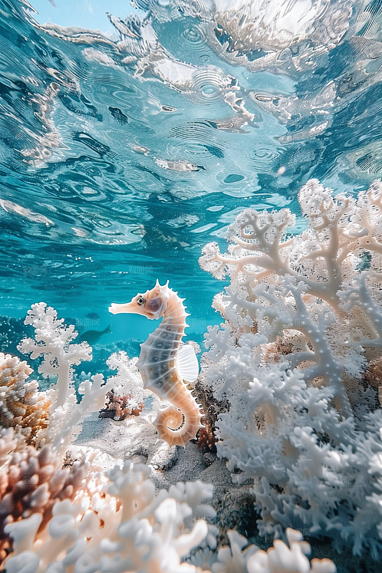 海马海洋生物大海素材