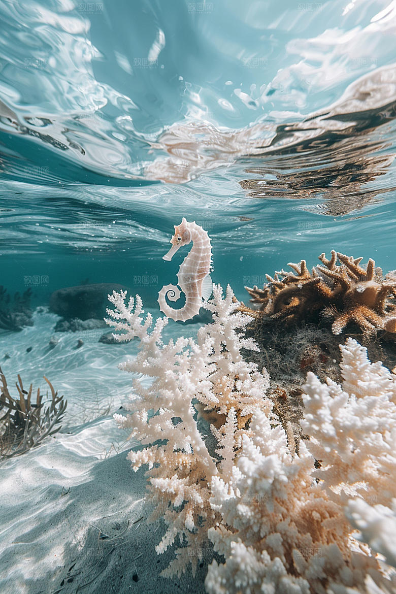海马生态海底素材