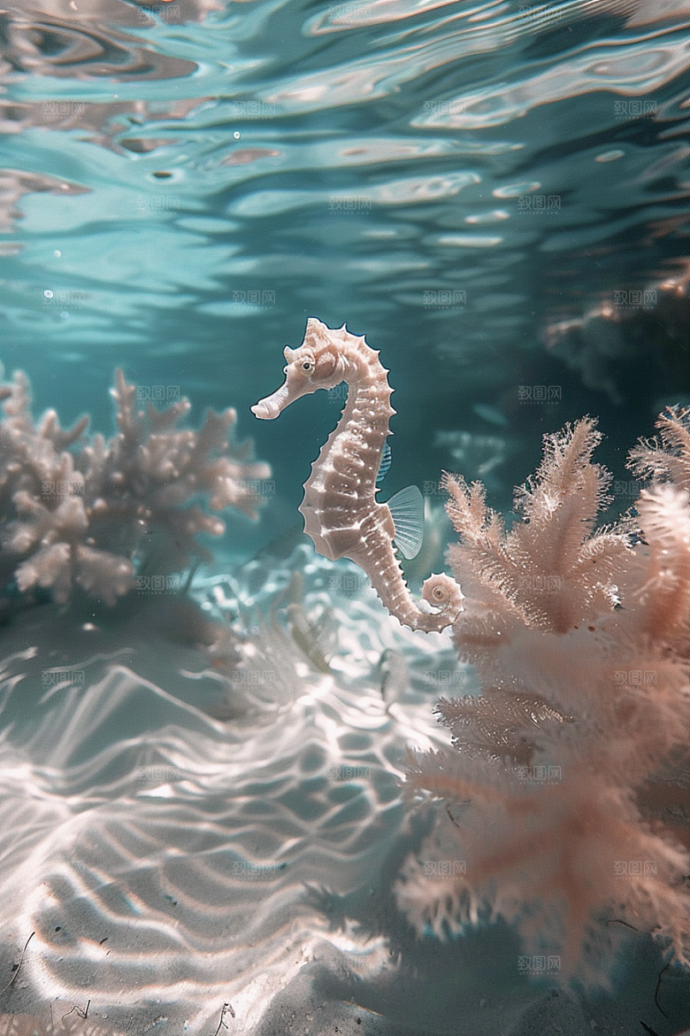 海马生态大海素材