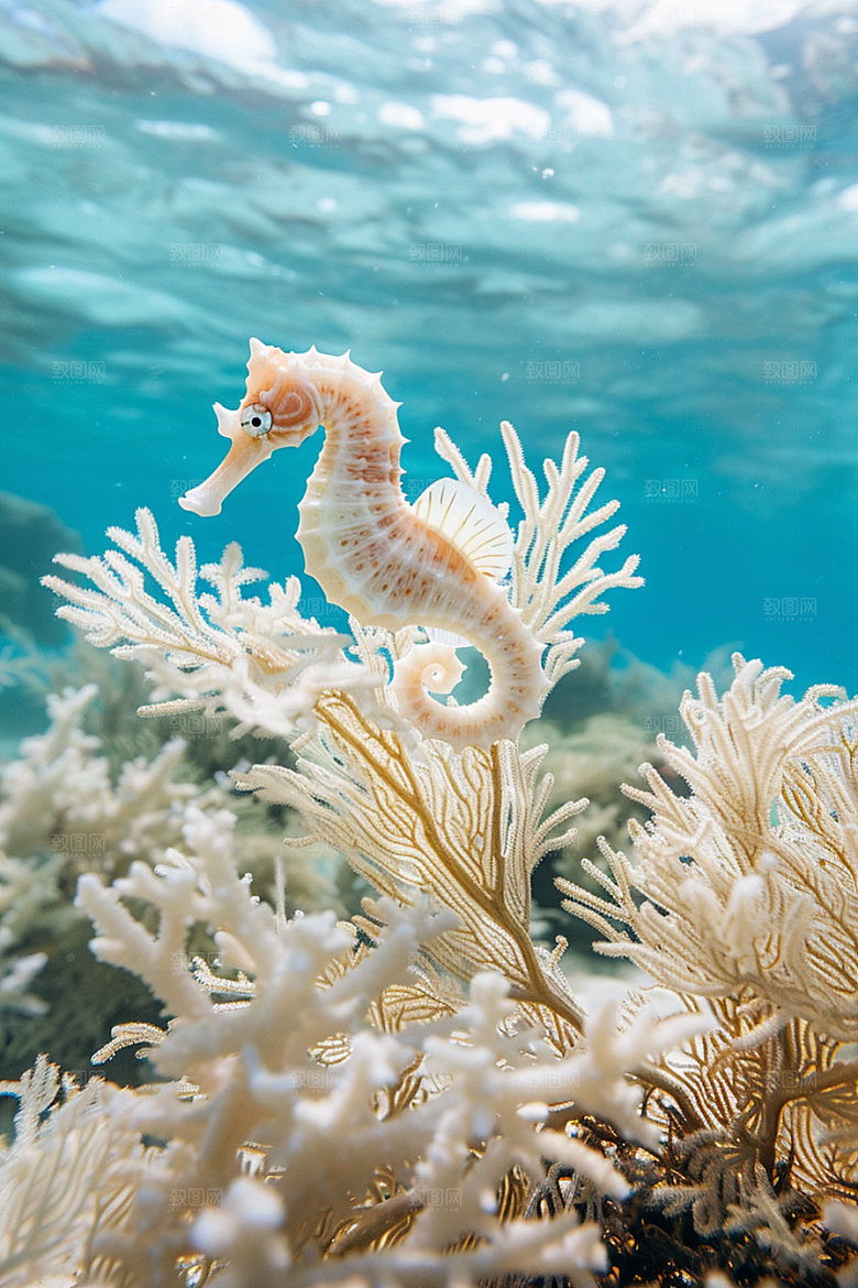 海马生态大海素材