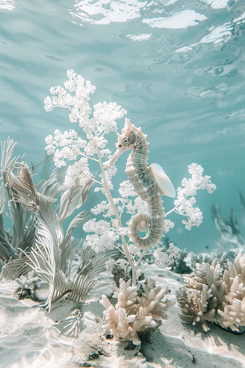 海马海洋生物大海素材