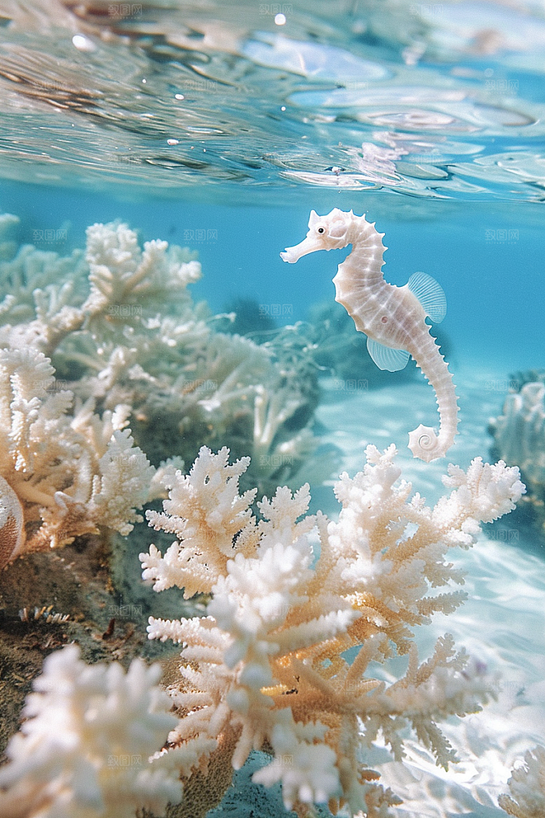 海马海洋生物生态素材