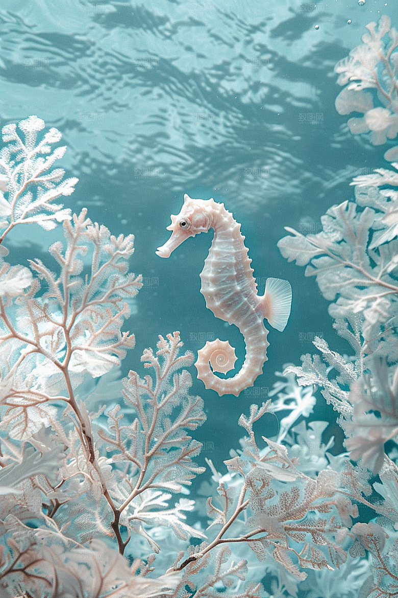 海马海洋生物生态素材