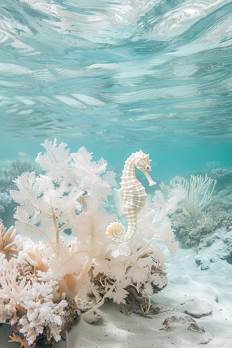 海马保护环境生态素材