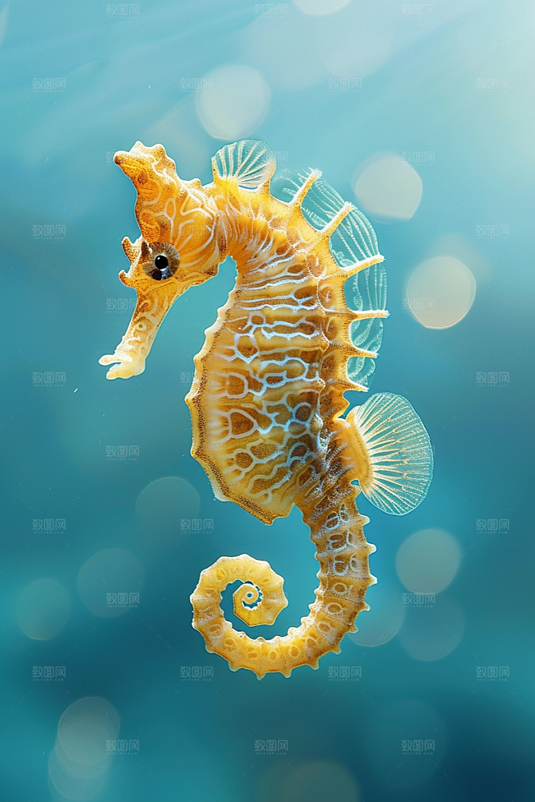 海马大海珊瑚礁素材