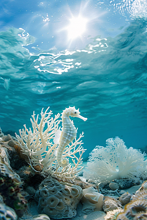 海马保护动物海洋生物素材