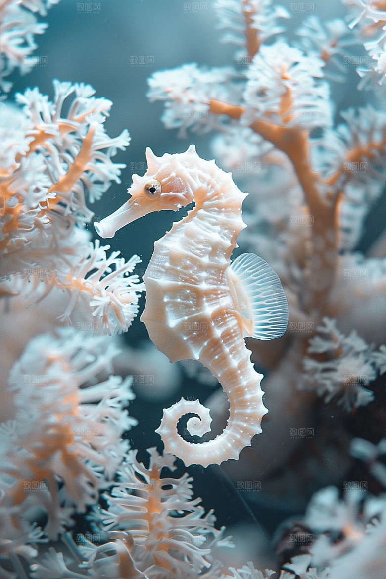 海马环保保护动物素材