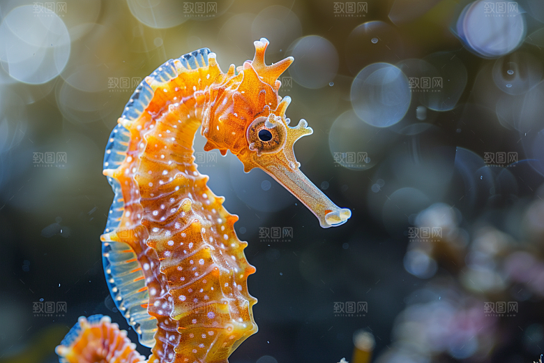 海马保护动物大海素材