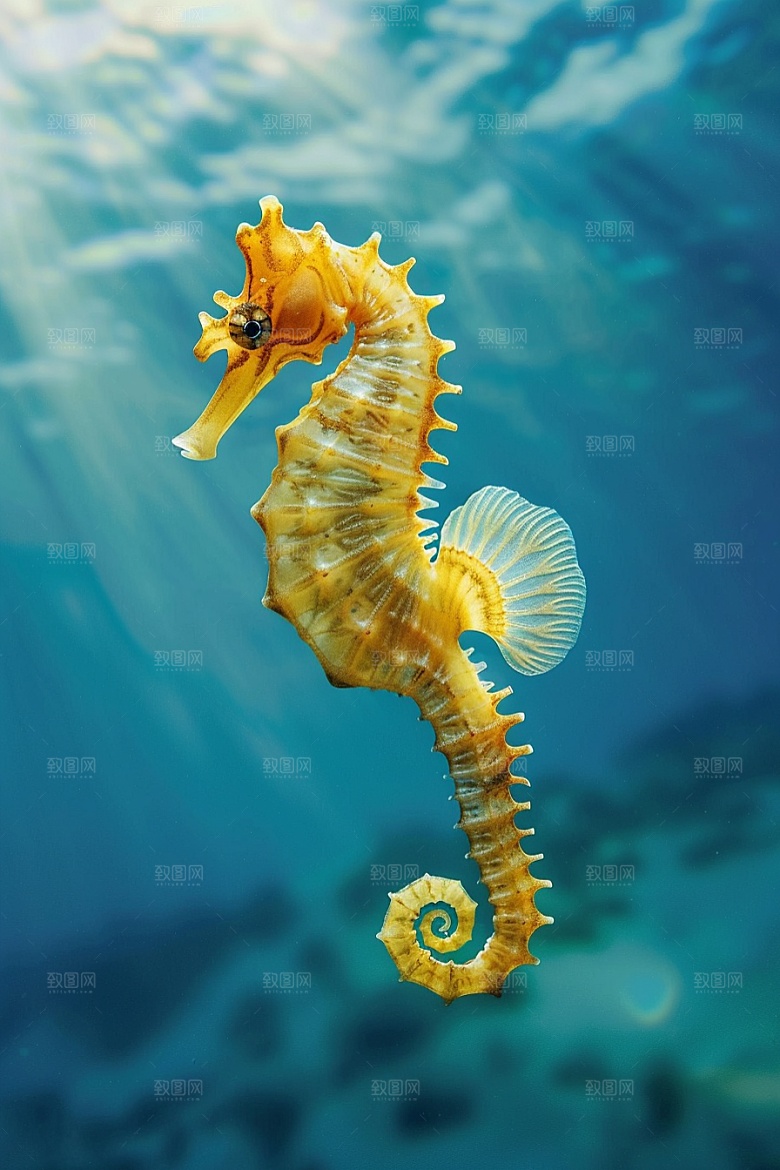 海马海洋生物大海素材