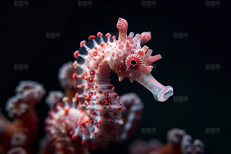 海马自然珊瑚礁素材