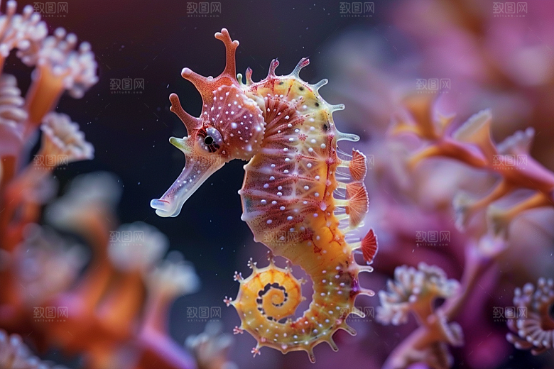 海马生态海洋生物素材