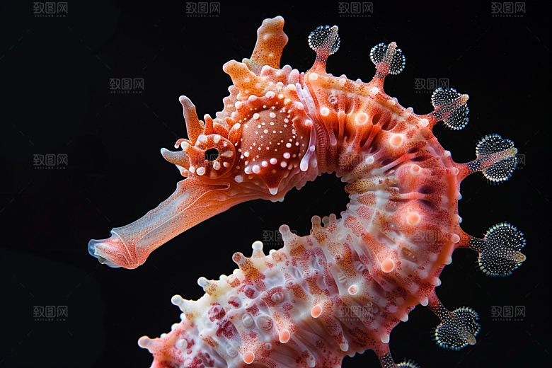 海马大海保护环境素材