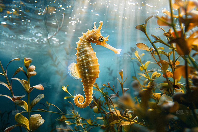 海马海洋生物大海素材