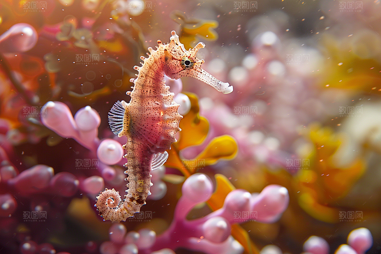 海马保护环境海洋生物素材