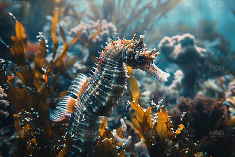 海马生态海底素材