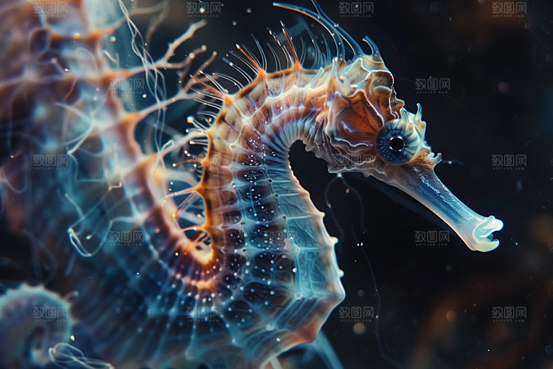 海马生态保护动物素材