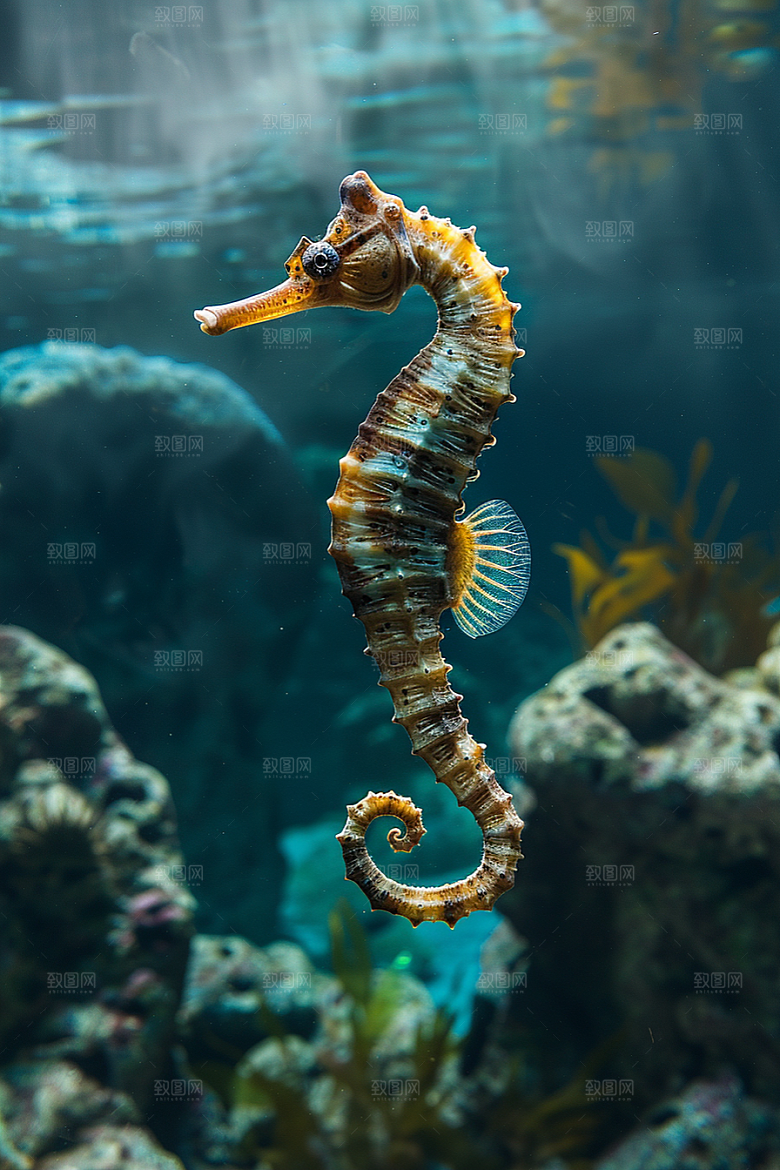 海马生态高清素材