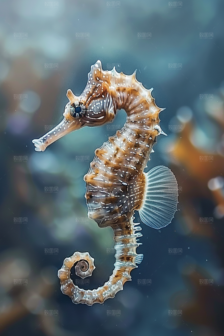 海马海洋生物保护动物素材