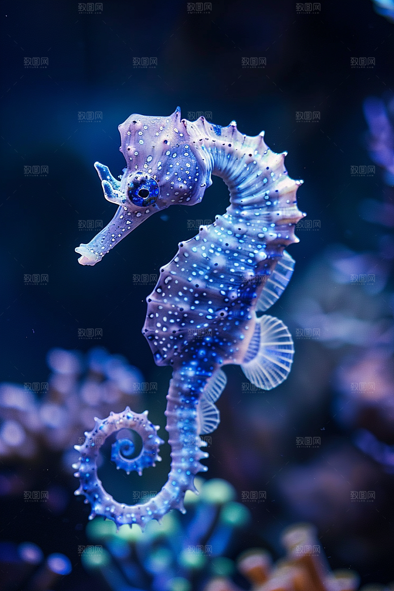 海马高清珊瑚礁素材