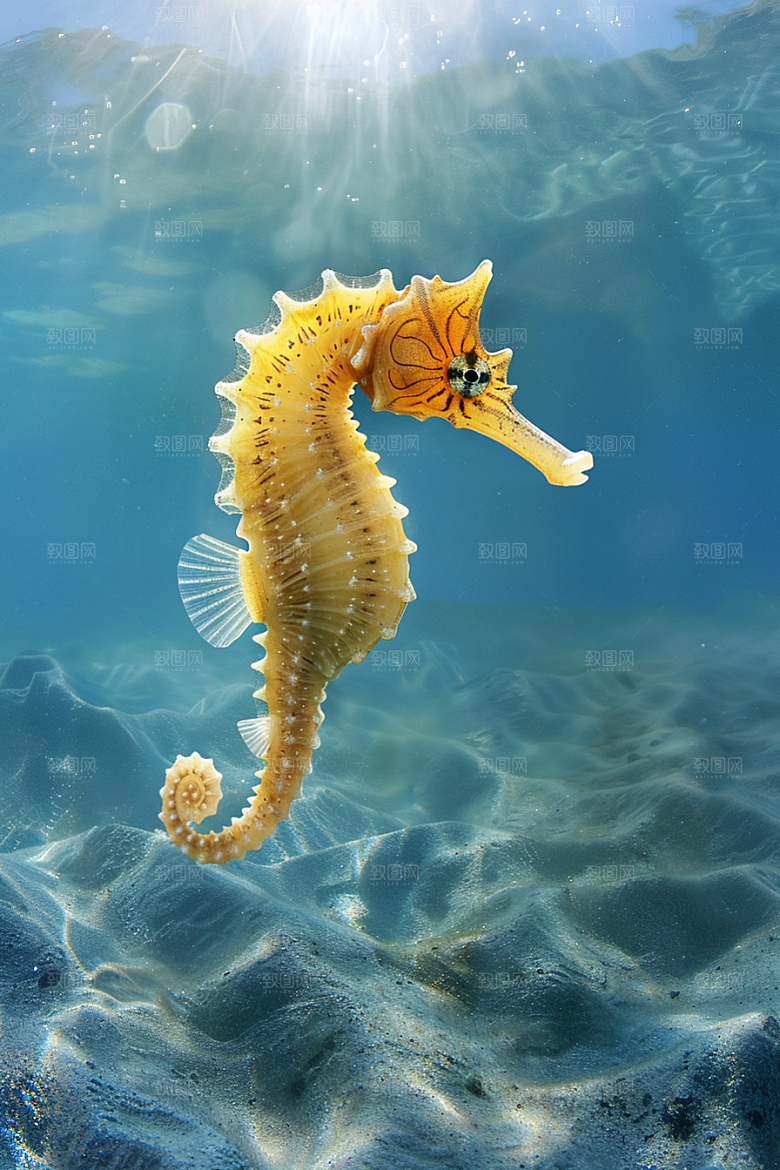 海马保护环境自然素材