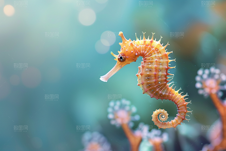 海马保护环境海底素材