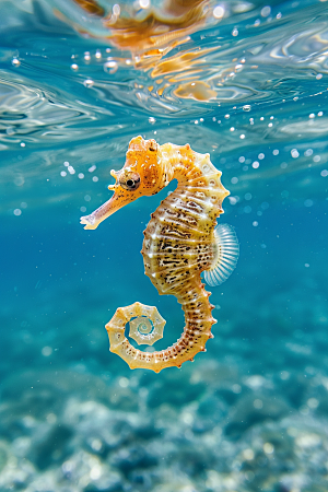 海马保护环境大海素材