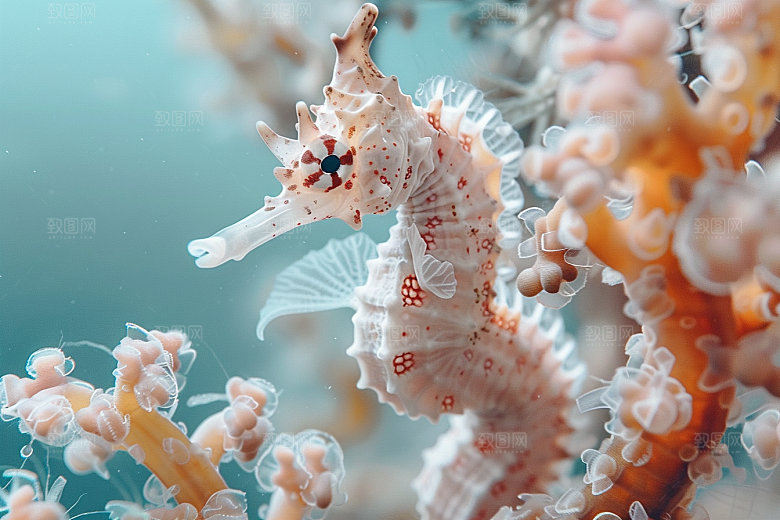 海马保护环境高清素材