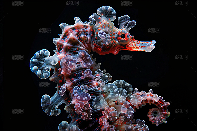 海马保护环境生态素材