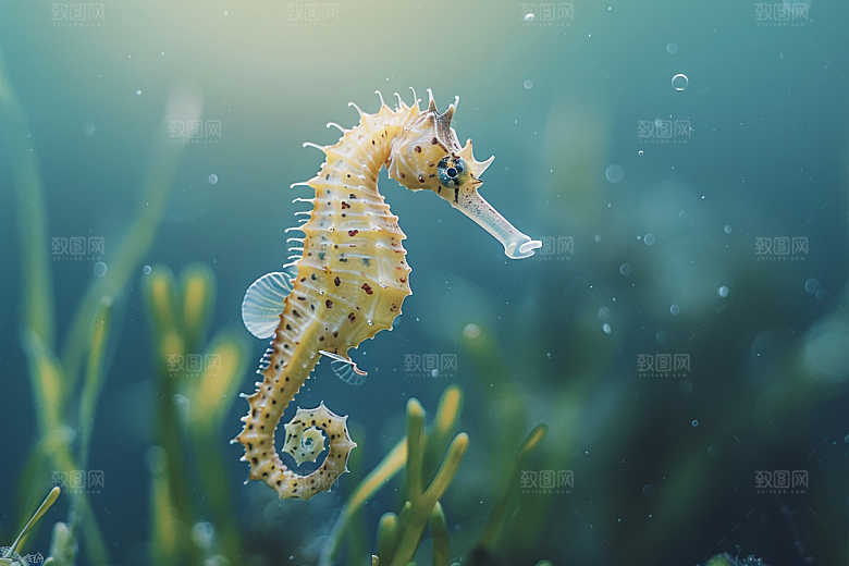 海马高清保护动物素材