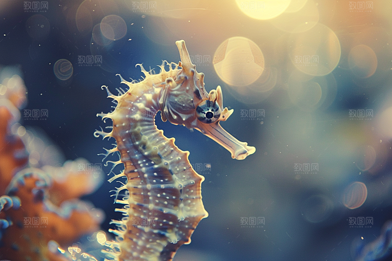 海马保护环境自然素材