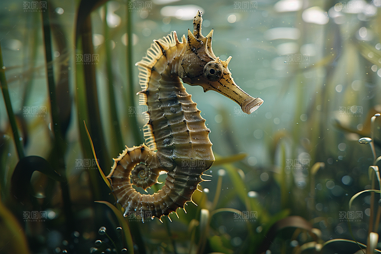 海马珊瑚礁保护环境素材