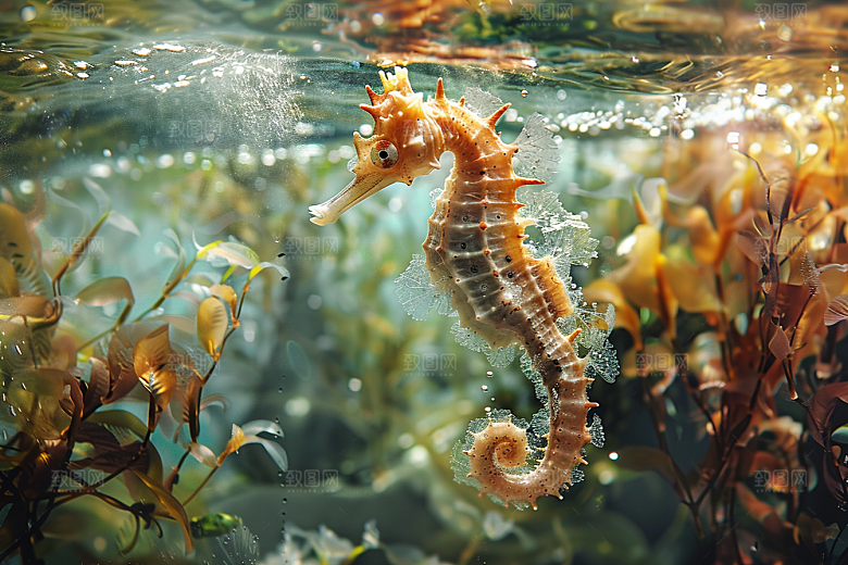 海马海底大海素材