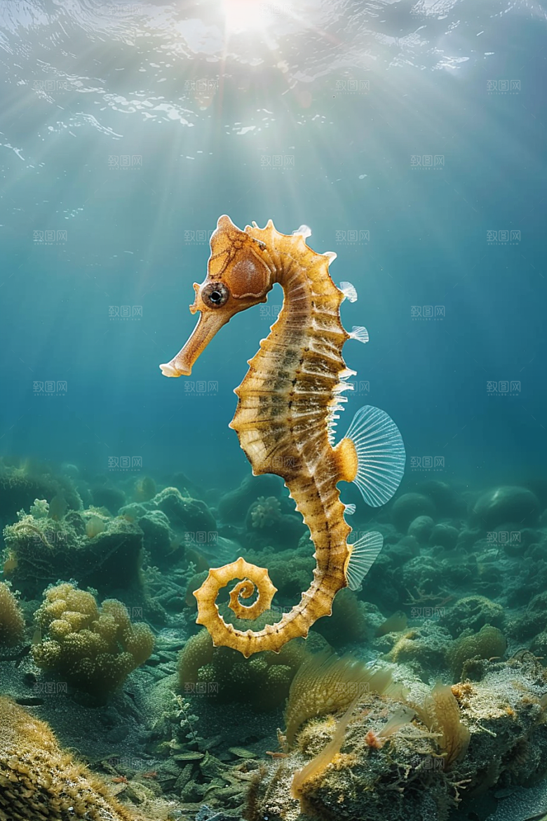 海马保护环境海洋生物素材