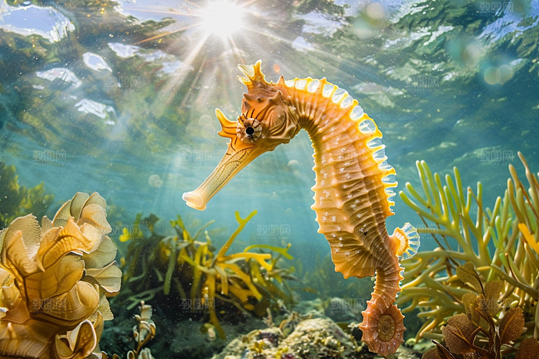 海马海洋生物保护环境素材