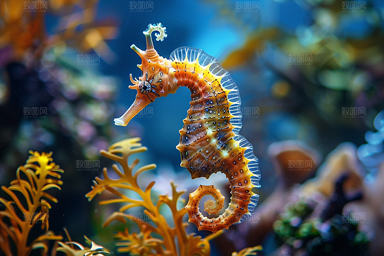 海马保护环境自然素材