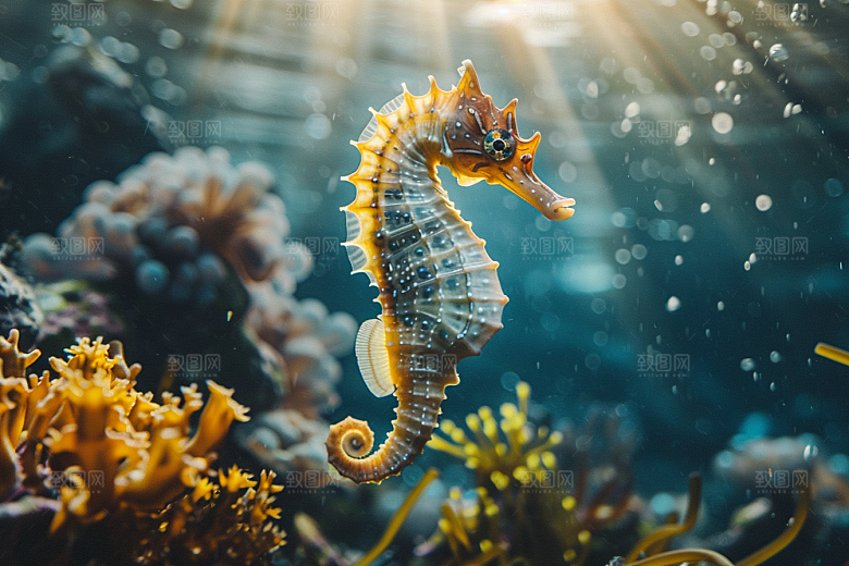 海马保护环境生态素材