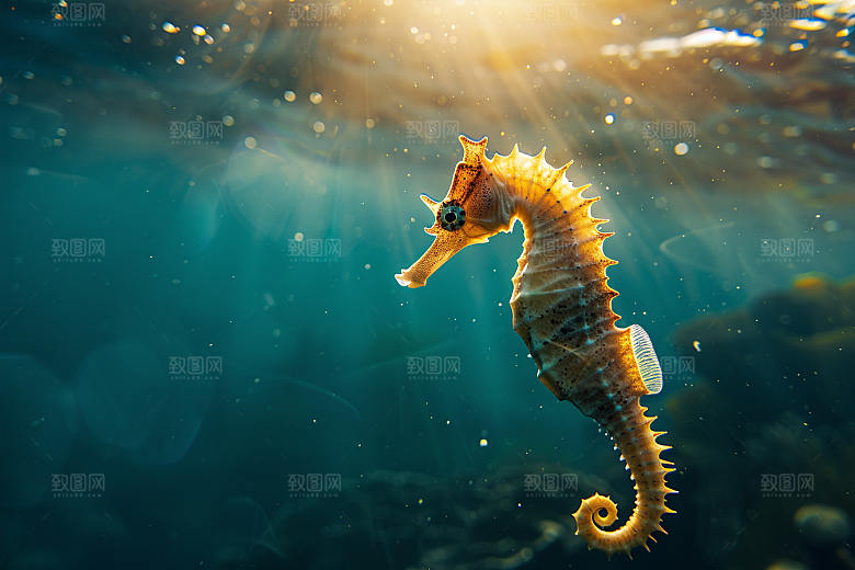 海马珊瑚礁保护环境素材