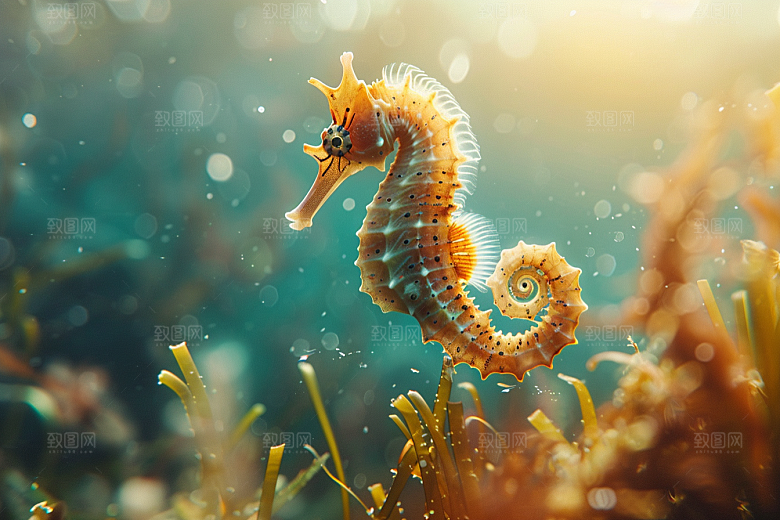 海马生态保护动物素材