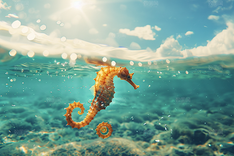 海马大海海洋生物素材