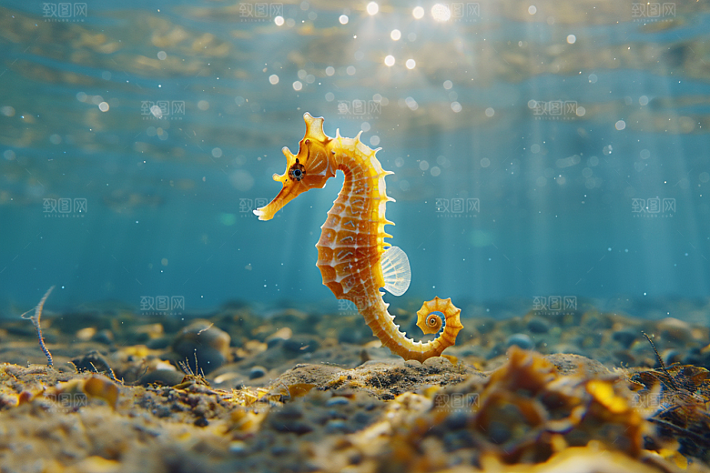 海马保护动物海洋生物素材