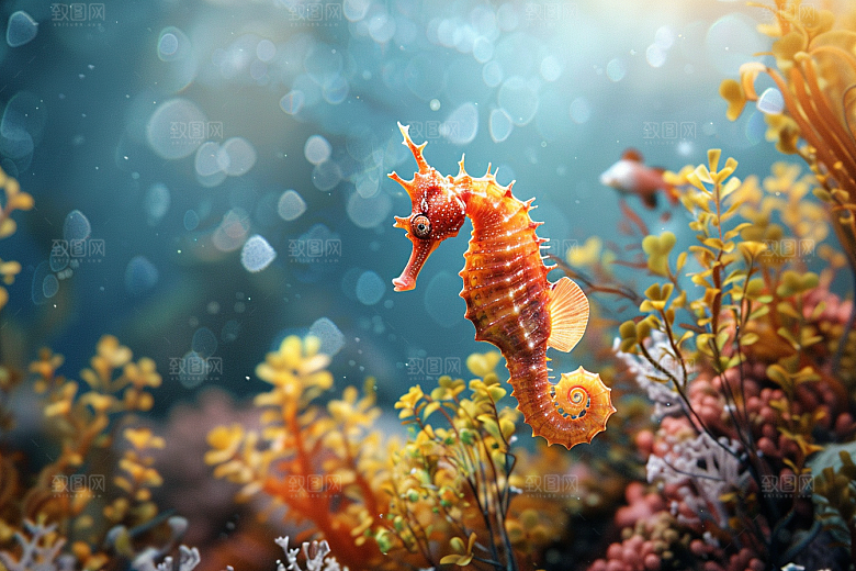 海马生态保护环境素材