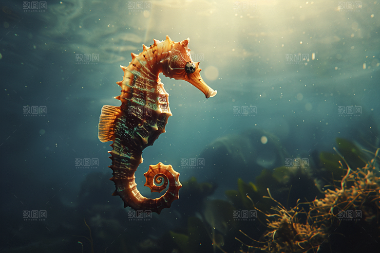 海马自然保护环境素材