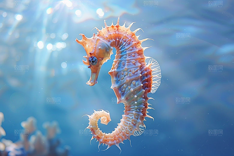 海马海底生态素材