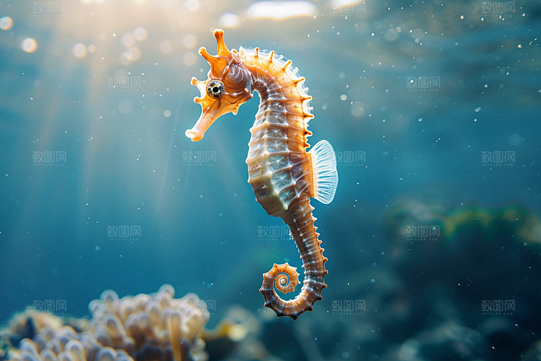 海马保护动物高清素材