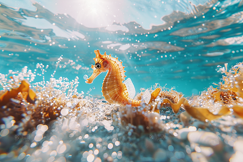 海马保护动物生态素材