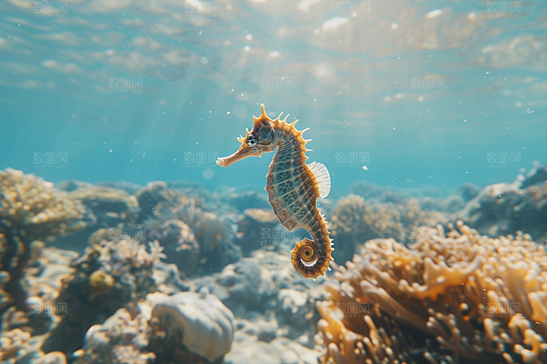 海马海洋生物保护环境素材