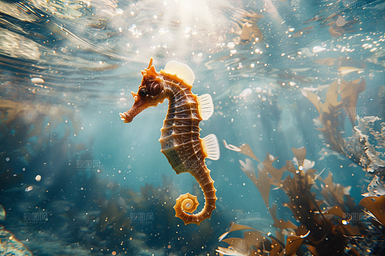 海马海洋生物生态素材