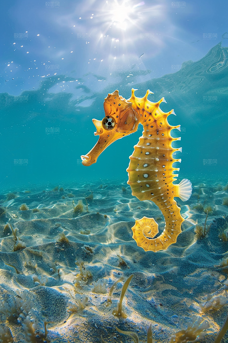 海马保护动物自然素材