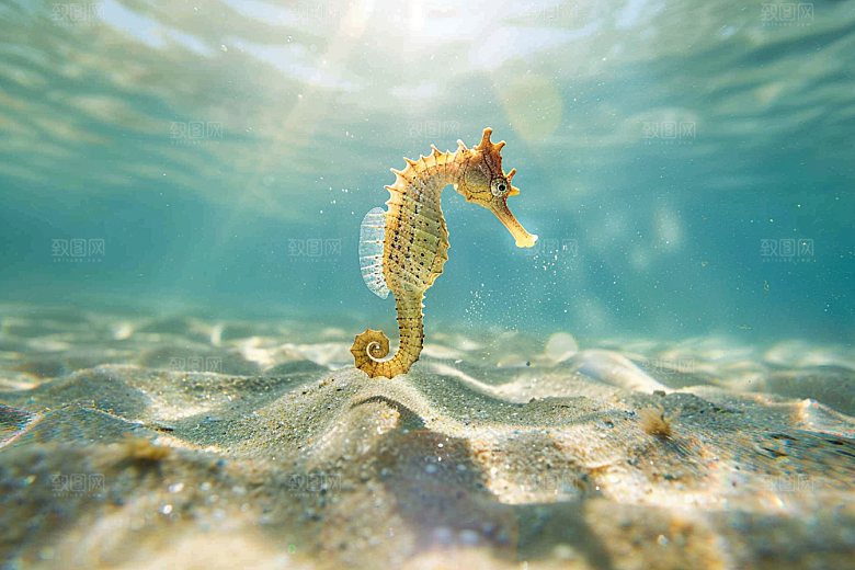 海马生态大海素材